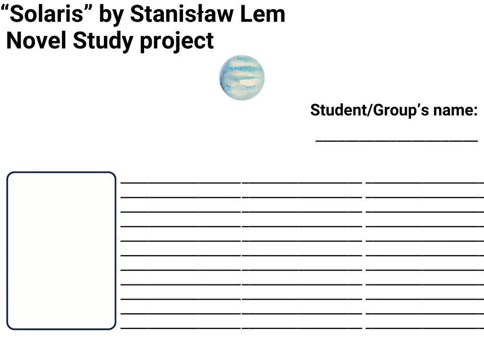 First research worksheet has a student or group name field and space for a character card and written findings.