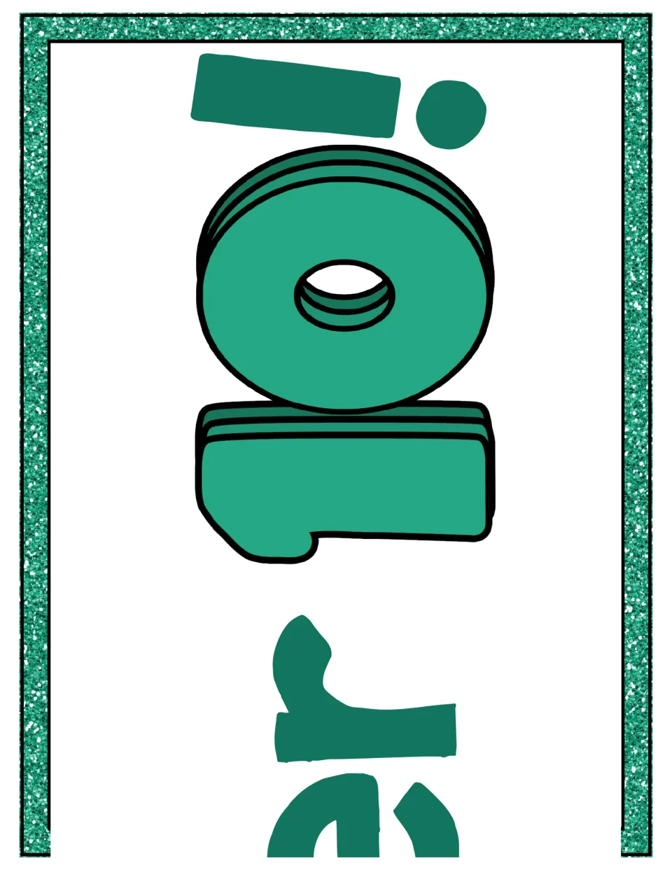 Number 10 display banner section featuring the final letters of Number, a large numeral 10, and an exclamation point