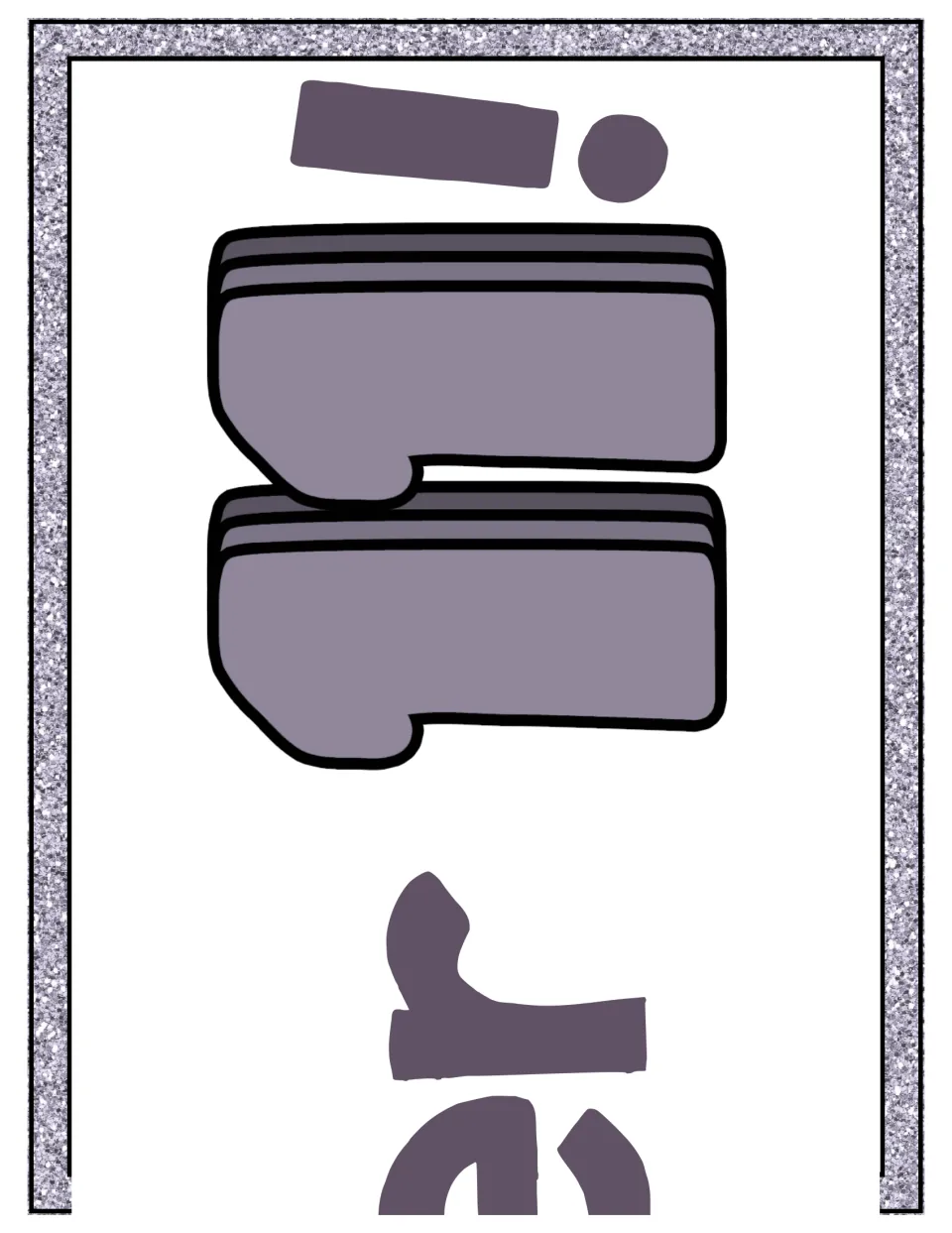 Number eleven display banner section showing the end of the word Number and a large numeral 11 with an exclamation