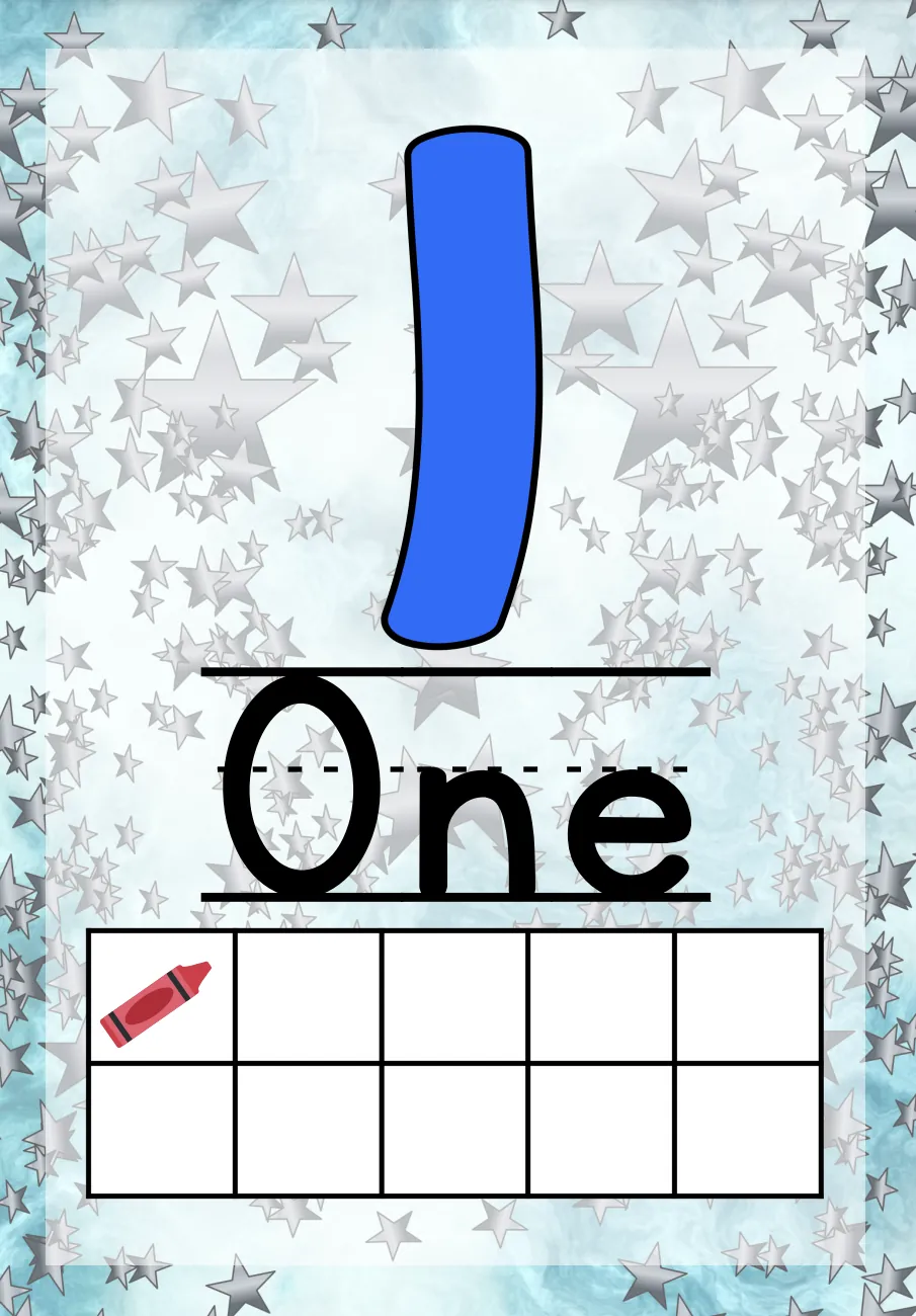 Free Printable Number Posters 1 20 Pdf – cover