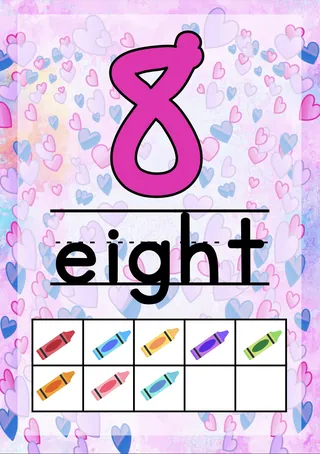Free Printable Number Posters 1 20 Pdf – sample page 2