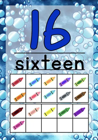 Free Printable Number Posters 1 20 Pdf – sample page 3