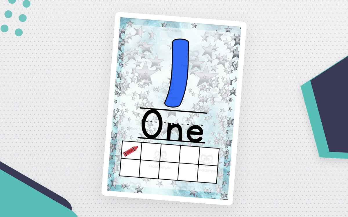 Numbers 1-20 Posters preview: Twenty poster pages