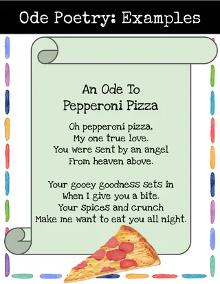 Ode Poetry Writing – Posters + Graphic Organizers – preview 3