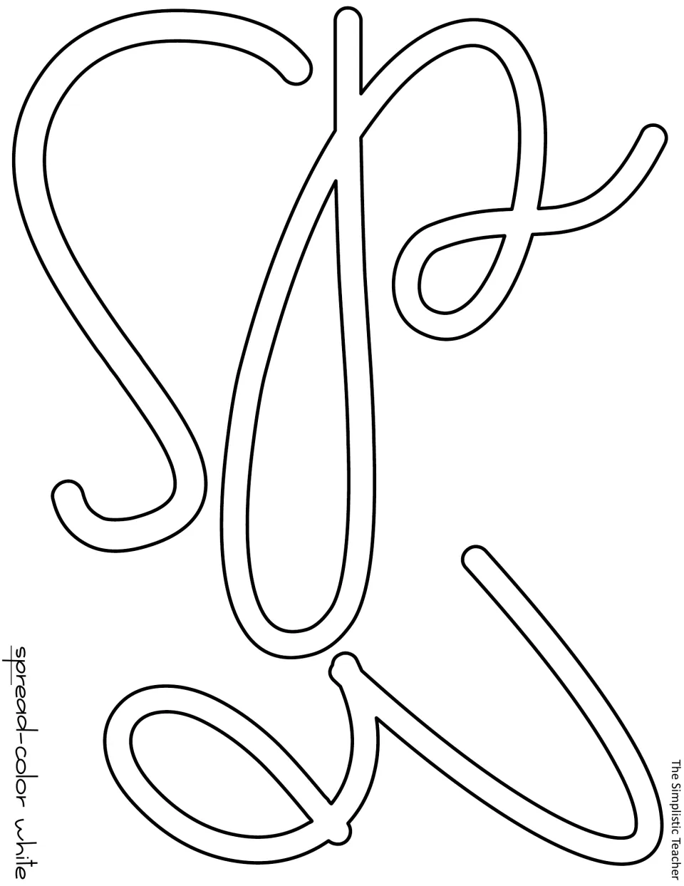 Outline script letter pieces begin “Spread” in the holiday display phrase, labeled for white coloring