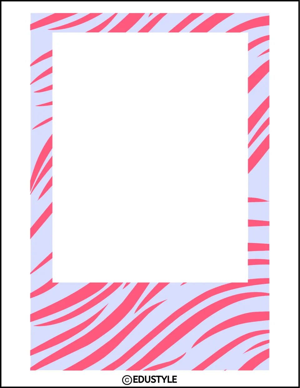 Large photo frame template on page 154 for adding a printed student photo to the end-of-year display