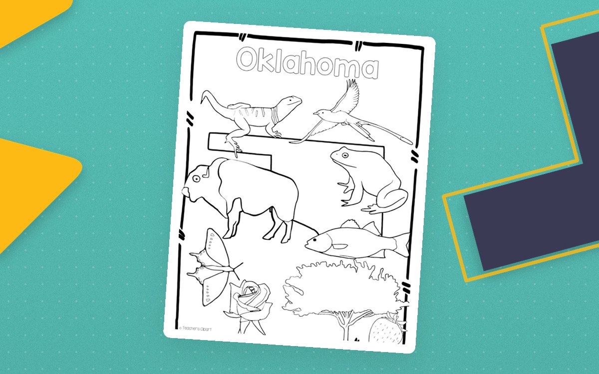 Oklahoma State Symbols Clip Art preview
