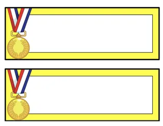 Olympic Themed Editable Labels – preview 1