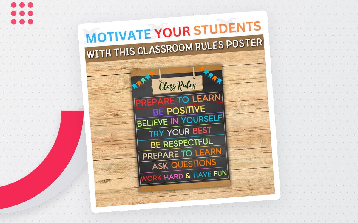 Order and Productivity in the Classroom Rules and Expectations Posters teaching resource preview
