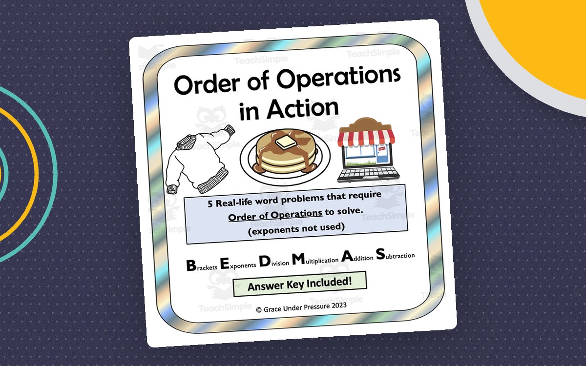 Order of Operations – 5 Real-Life BEDMAS Scenarios preview
