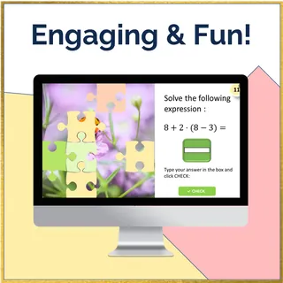 Order of Operations Mystery Picture Math Digital Activity – sample page 4