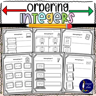 Ordering Integers – sample page 2