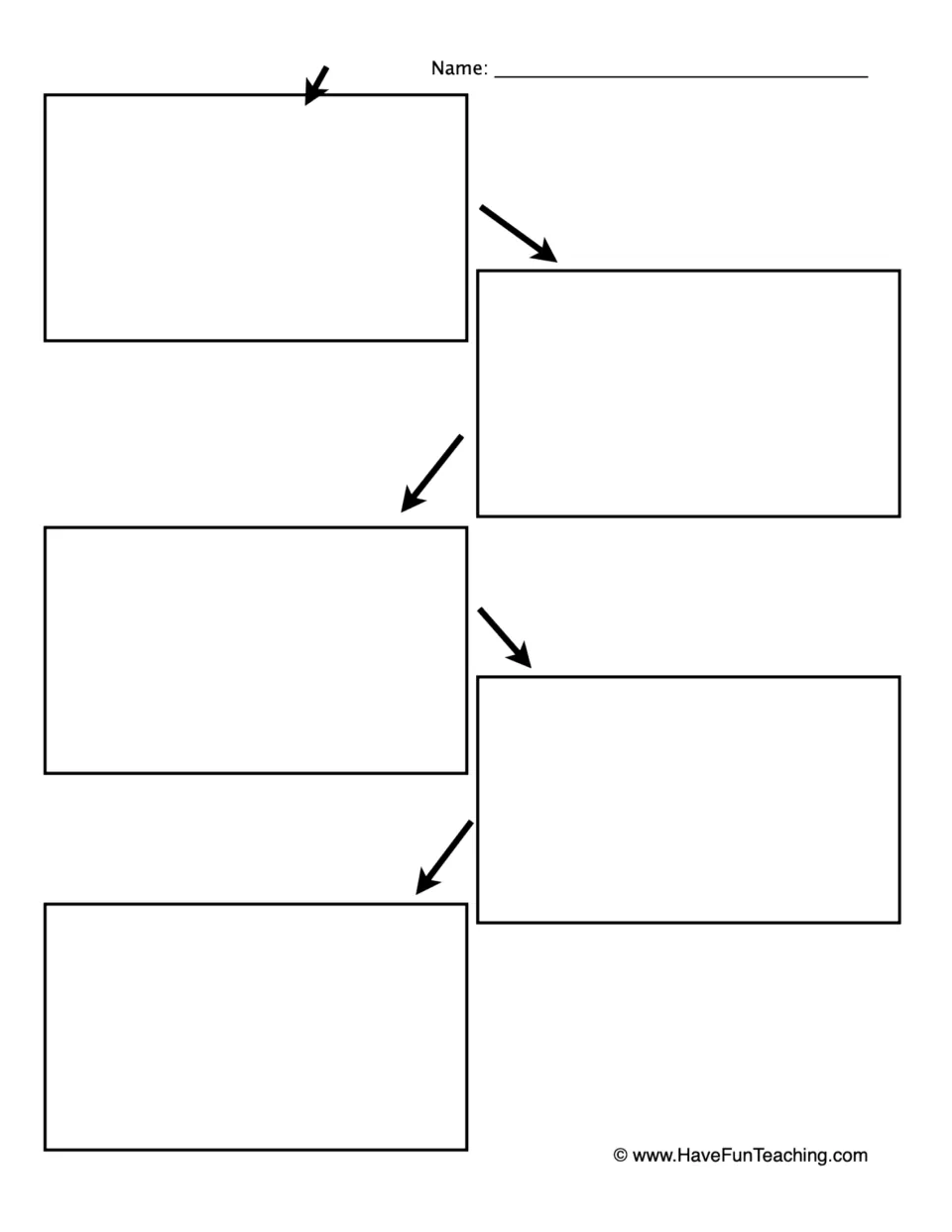 Sequencing continued: students place the remaining five planets in order along an arrow chain toward the outer planets