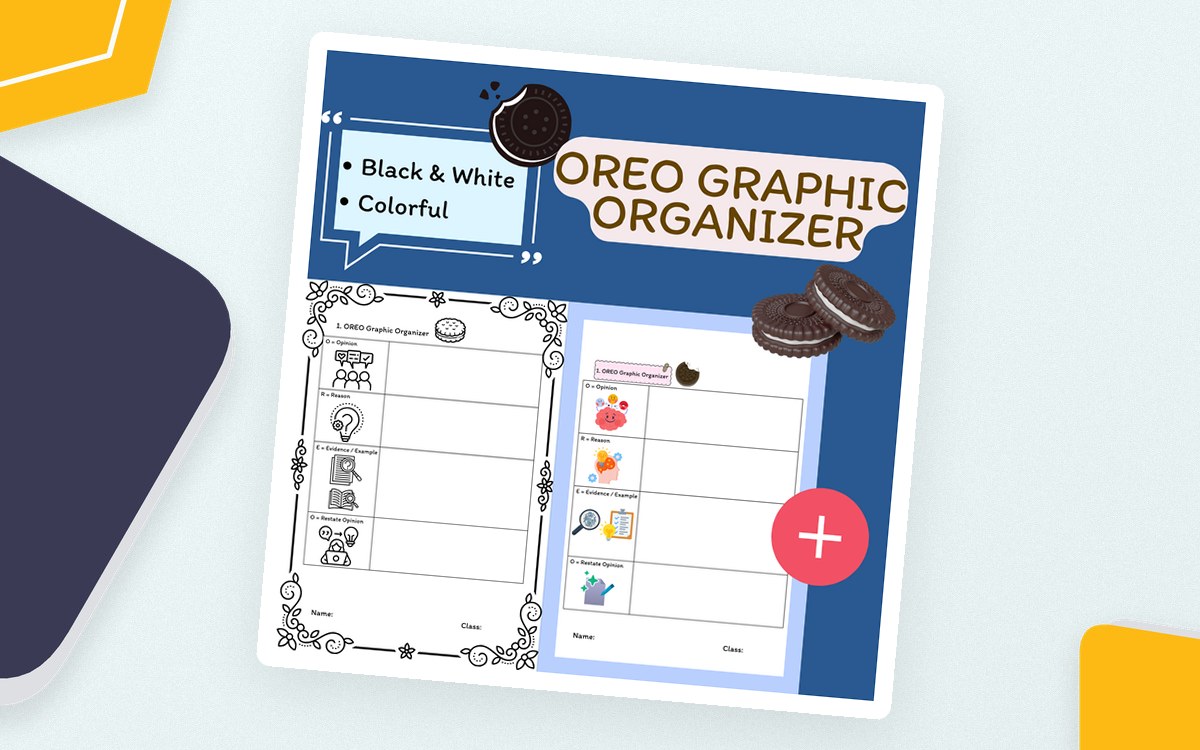 OREO Opinion Writing – 10 Graphic Organizers preview