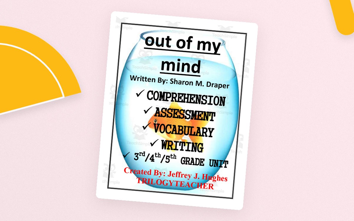 Out of My Mind – Novel Study Unit (200+ Pages) preview
