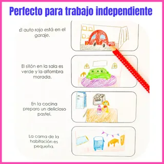 Parts of the house in Spanish - Partes de la casa Freebie – sample page 3