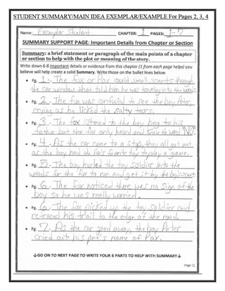 "Pax" Novel Study Unit – sample page 3