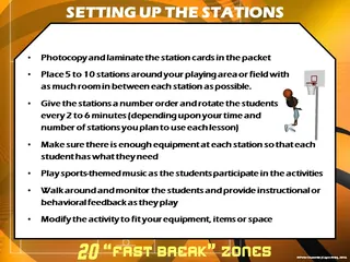PE Basketball Stations – 20 Station Signs – preview 1