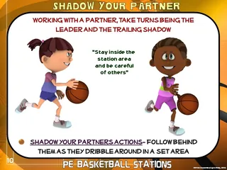 PE Basketball Stations – 20 Station Signs – preview 3
