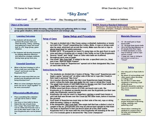 PE Games for Superheroes | 12 Large Group Games – sample page 3