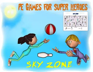 PE Games for Superheroes | 12 Large Group Games – sample page 4