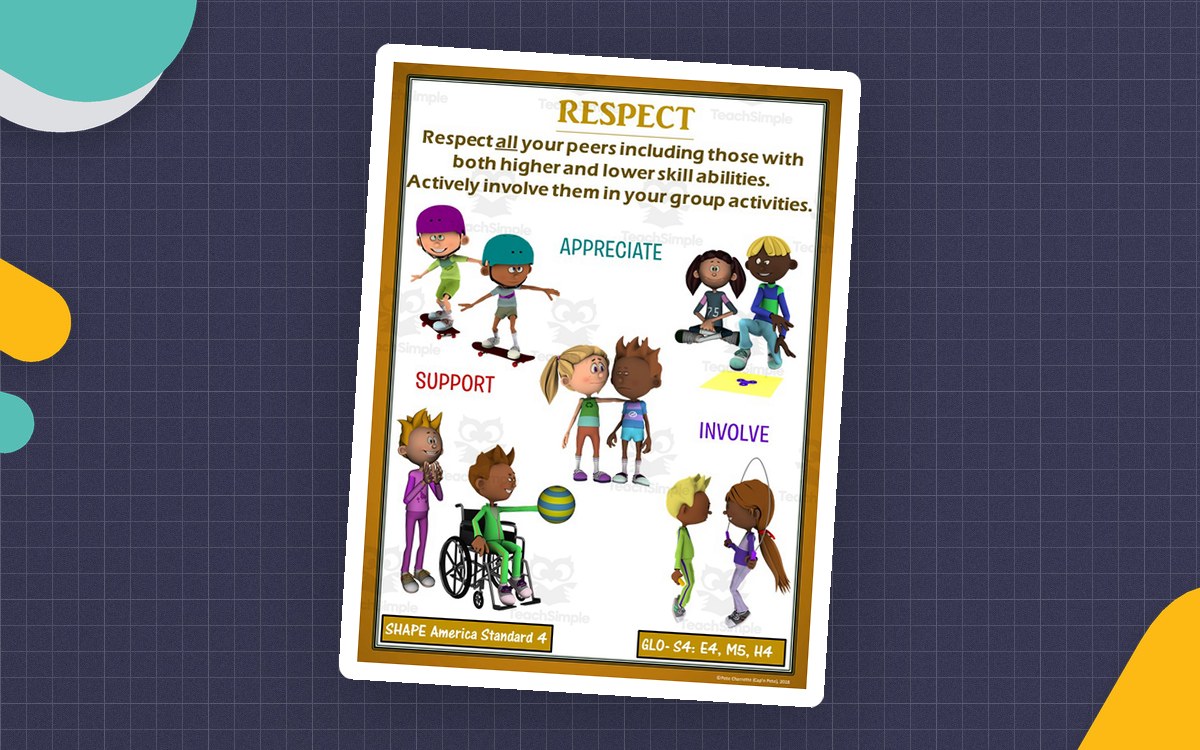 Respect Poster – Diversity & Inclusion for PE Class preview
