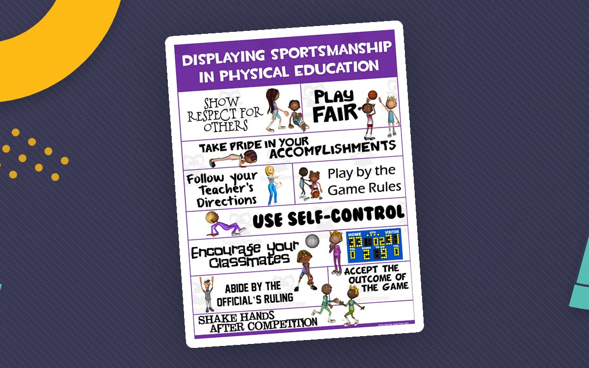 PE Poster Visuals: Displaying Sportsmanship in PE preview