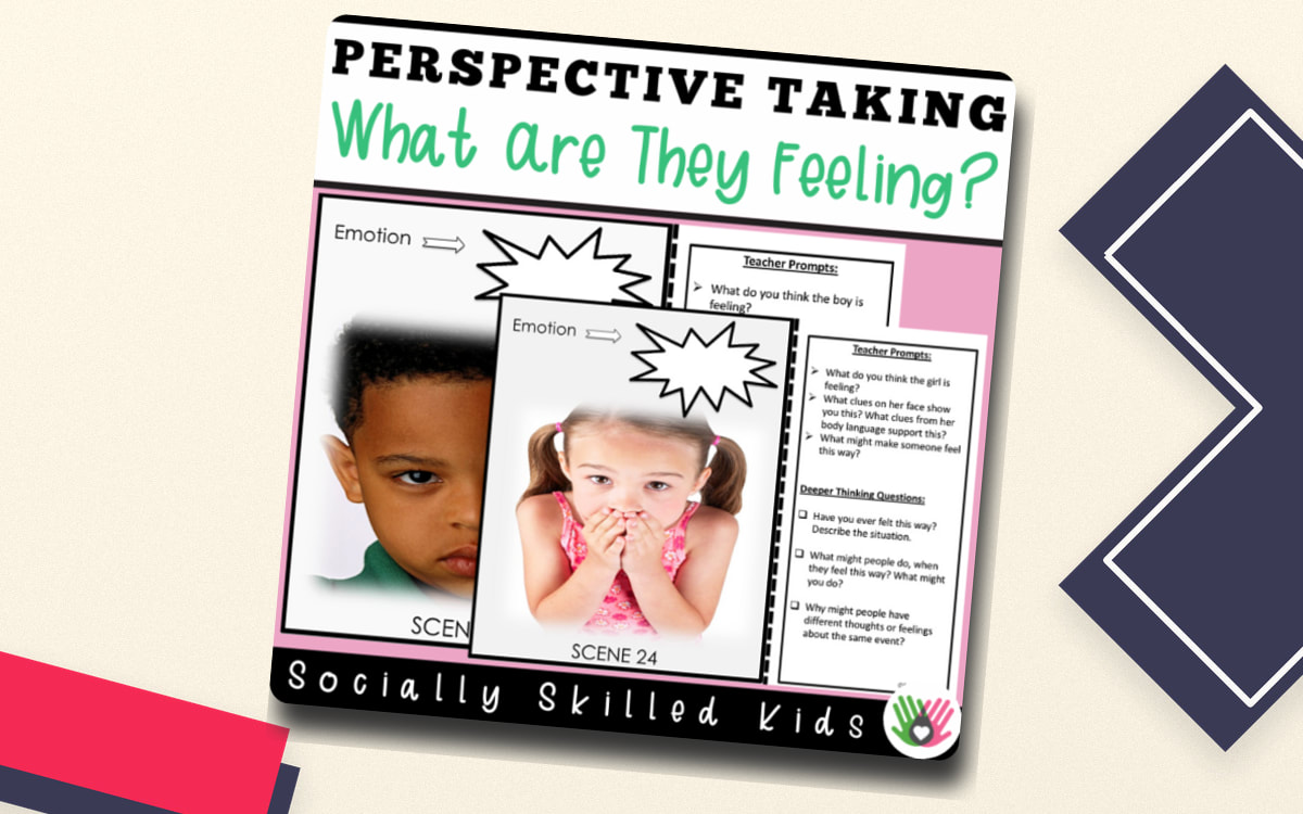 What Are They Feeling? – Perspective-Taking Cards teaching resource preview