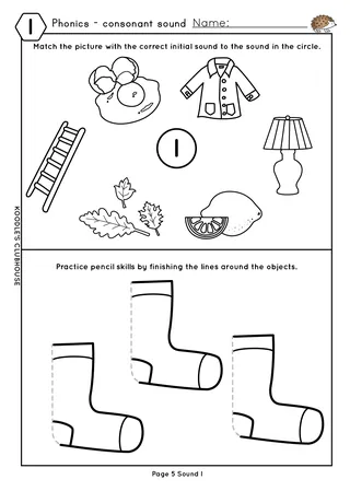Phonics F,FF,L,LL,SS worksheets – sample page 3