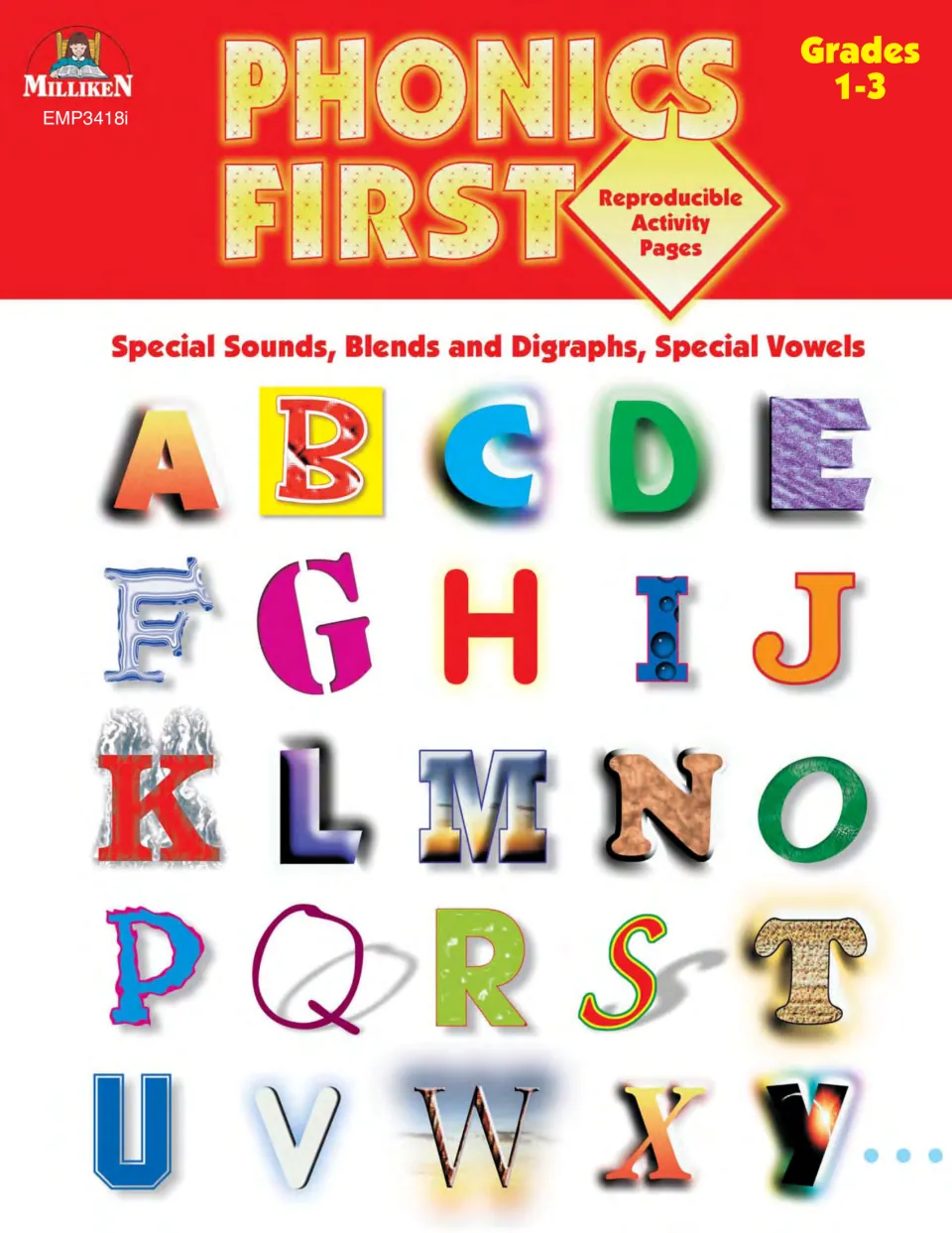 Phonics First cover: reproducible activity pages on special sounds, blends and digraphs, and special vowels, Grades 1-3