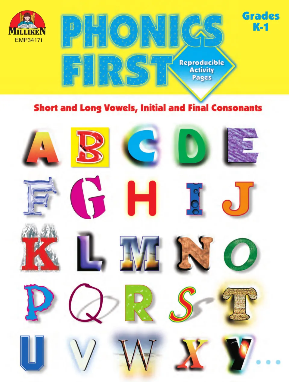 Phonics First cover: reproducible activity pages on short and long vowels and initial and final consonants, Grades K-1