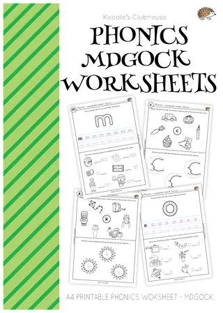 Phonics MDGOCK Worksheets – cover
