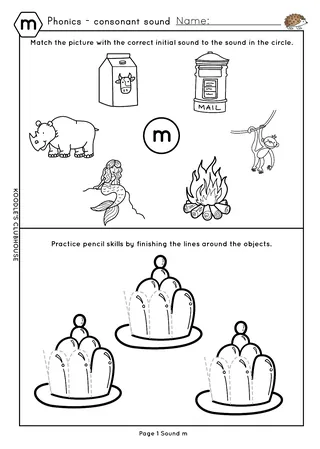 Phonics MDGOCK Worksheets – sample page 2