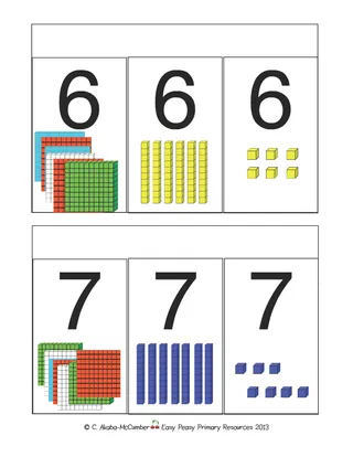 Place Value Flip Book – sample page 3