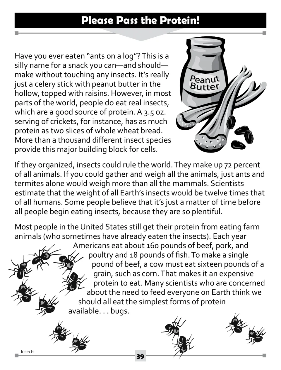 Article 'Please Pass the Protein!' part 1: insects as protein, how many insects exist, and the cost of beef