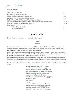 Poetry: A Crash Course – preview 1