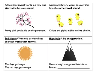 Poetry Terms Vocabulary Booklet – 8 Key Terms – sample page 3
