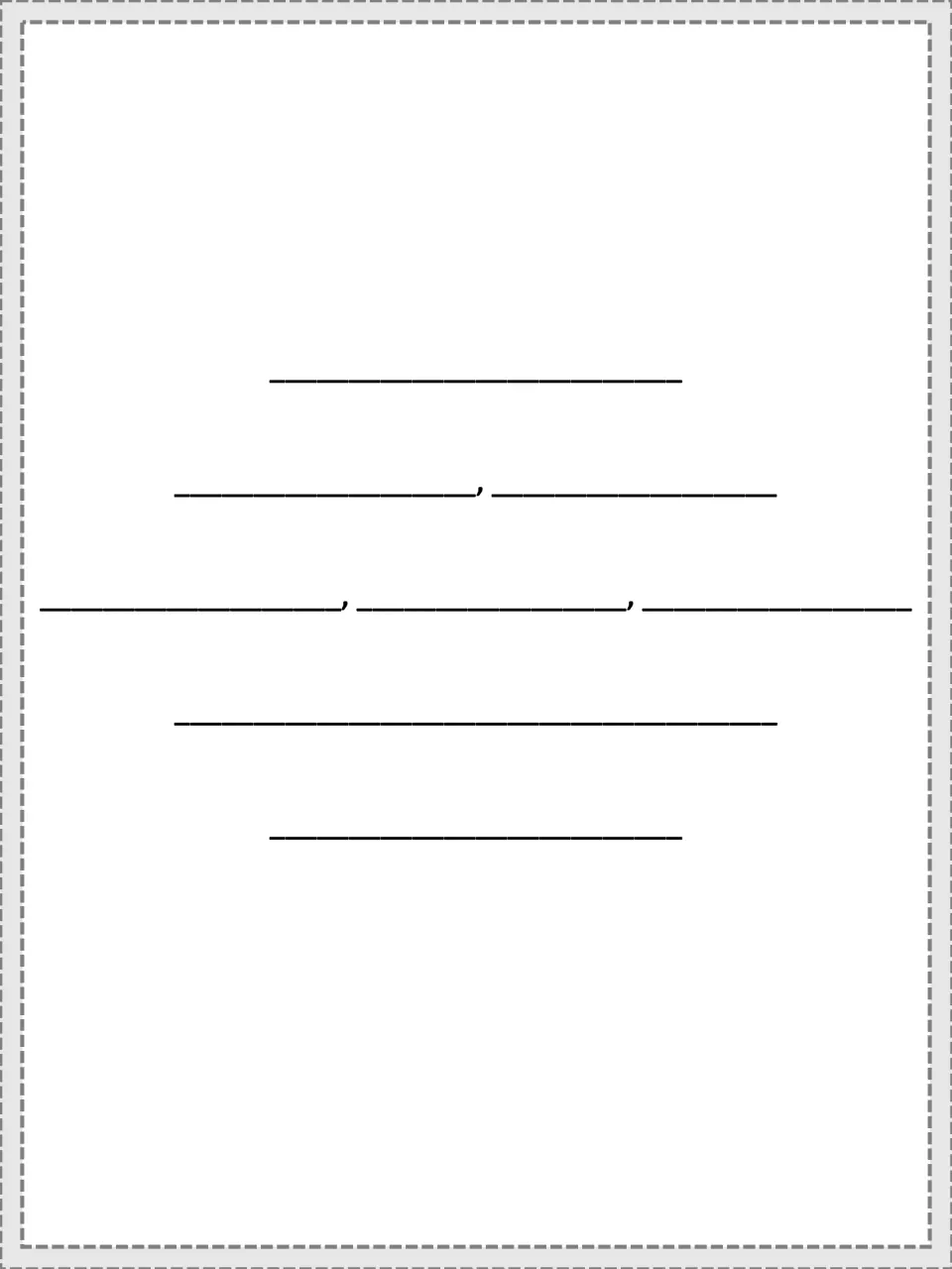 Blank cinquain template: students write a 1-word title, 2 adjectives, 3 verbs, a 4-word phrase and a 1-word synonym