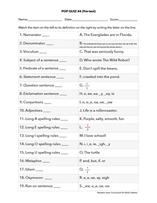 Pop Quizzes for 3rd Grade – 6-Quiz Set – sample page 2