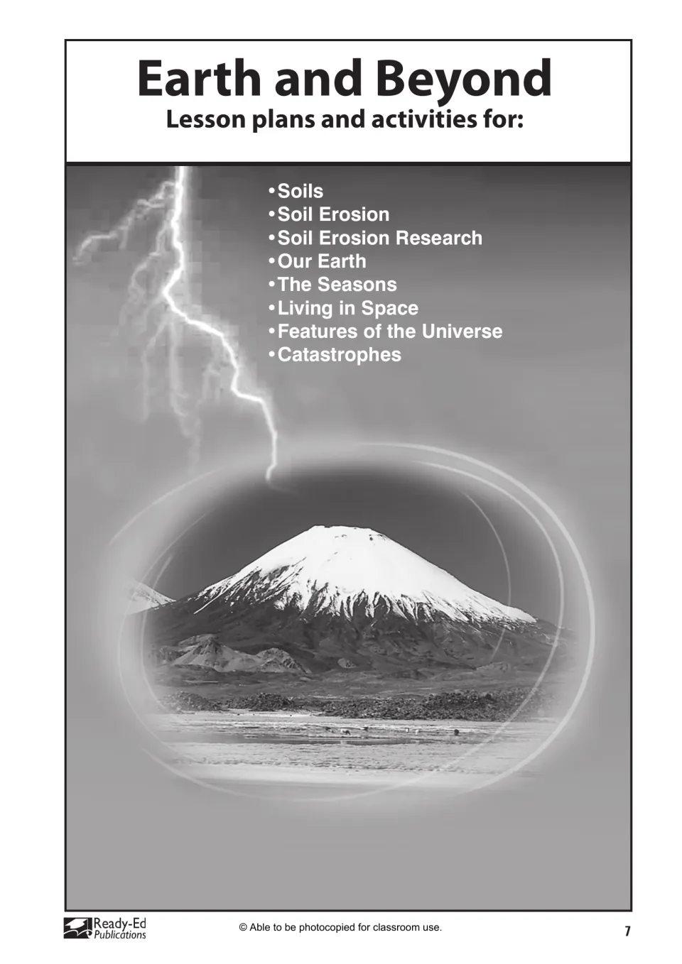 Lesson overview naming soils, soil erosion, erosion research, Earth, seasons, space, the universe, and catastrophes