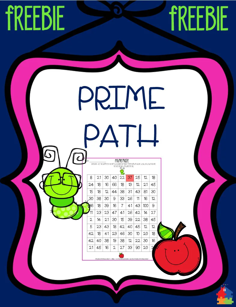Prime Path Math Activity – cover