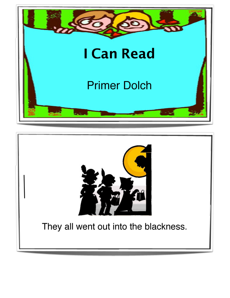 Primer Sight Words Book teaching resource preview