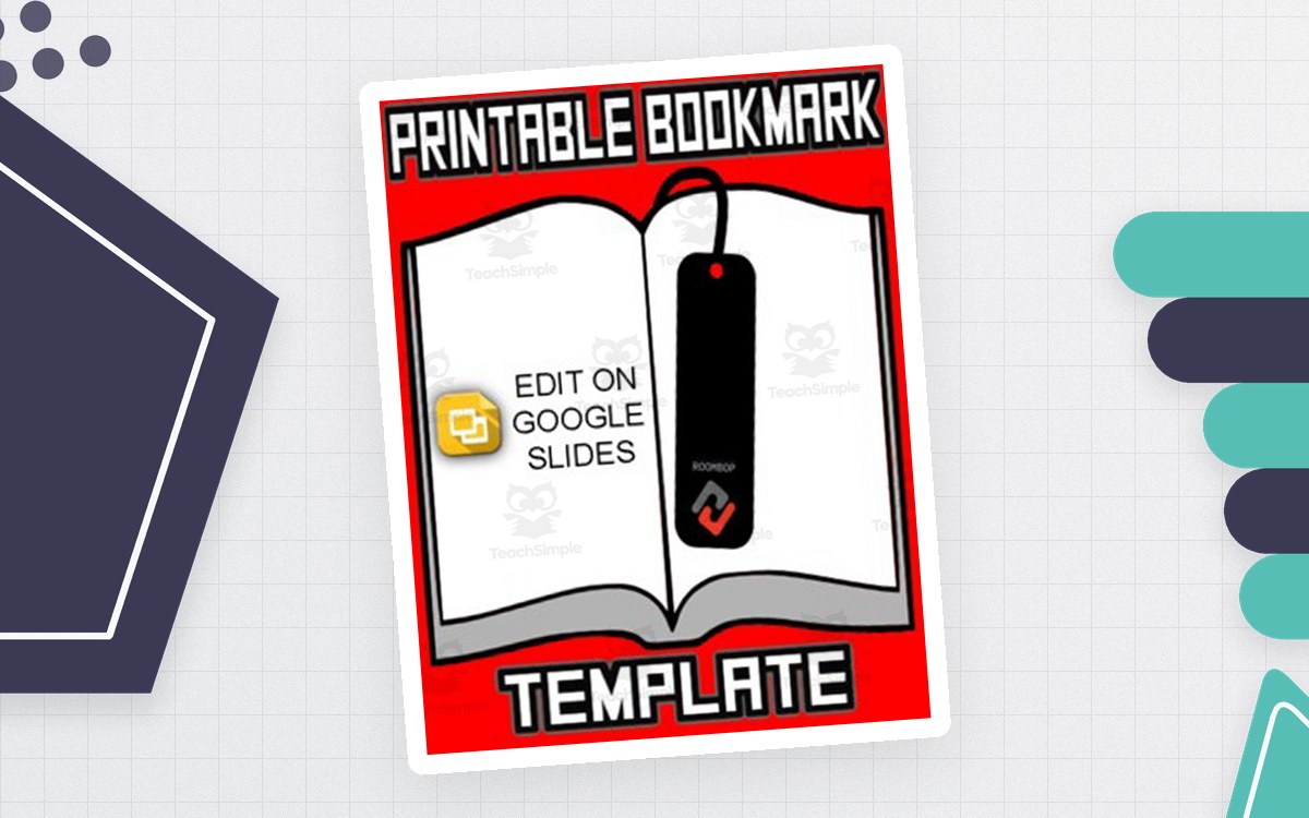 Printable Bookmark Templates (Editable in Google Slides) cover.