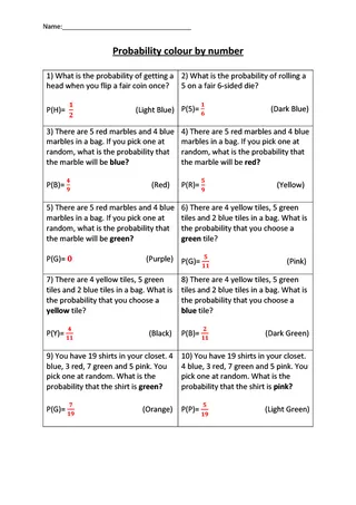Probability Color by Number Activity – sample page 3