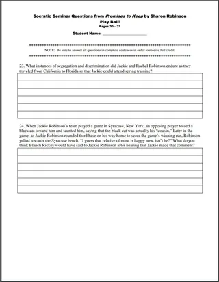 Promises to Keep – Socratic Seminar Questions – sample page 2