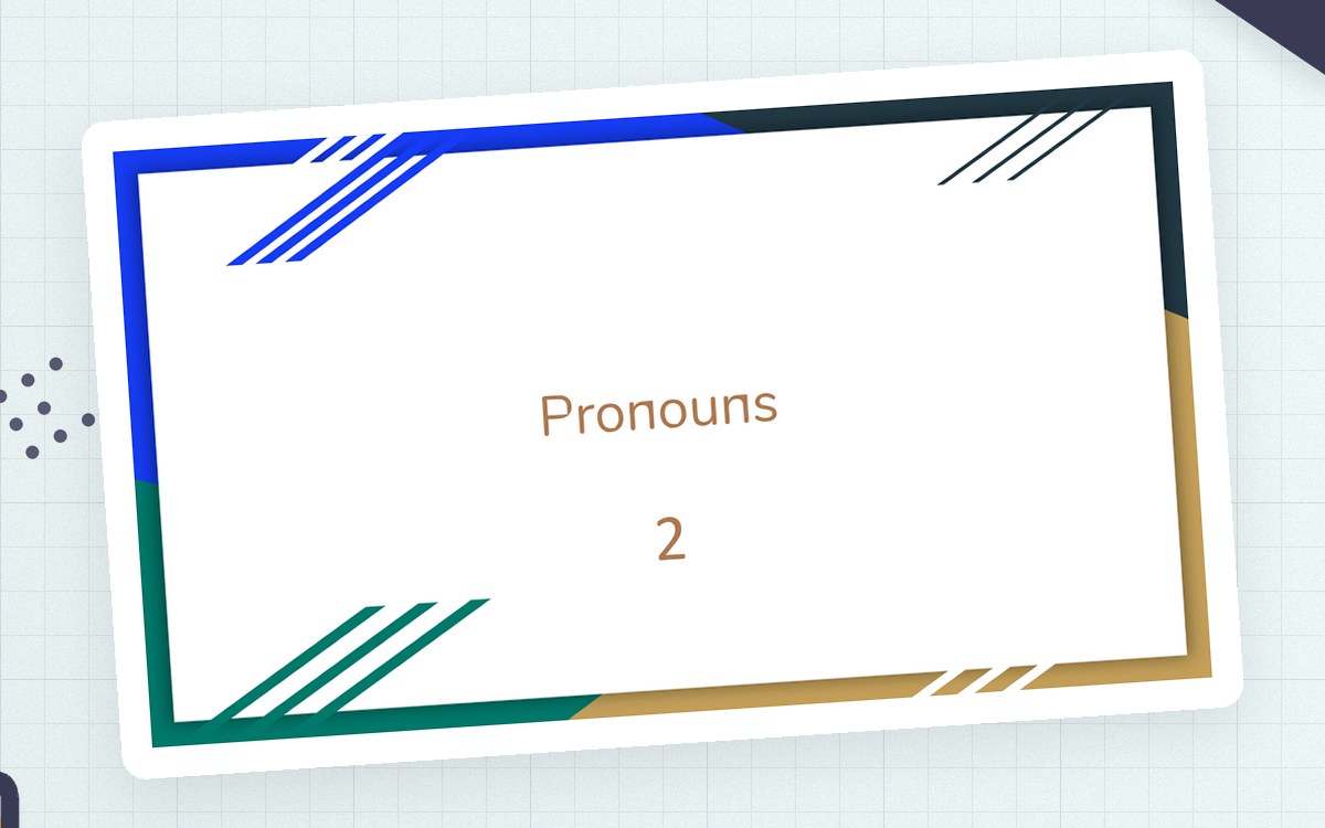Pronouns Sample - Grades 1-2 Grammar (PPT) preview: pronoun for grade 1 presentation slides