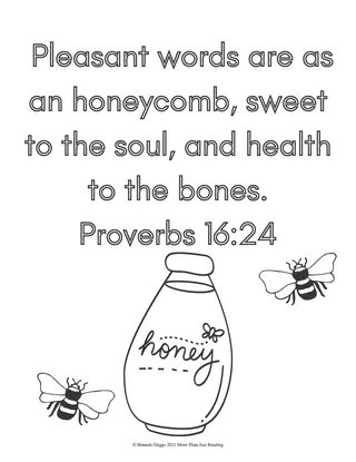 Proverbs Coloring Pages – sample page 4