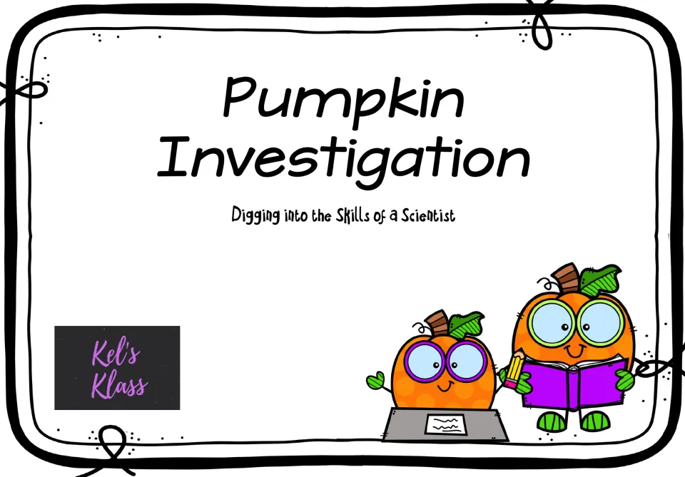 Cover of Pumpkin Investigation, a science project subtitled 'Digging into the Skills of a Scientist'