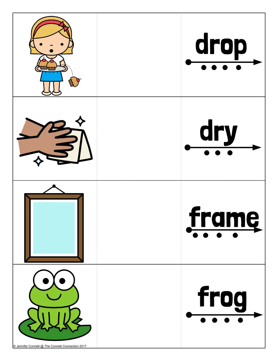Drop, dry, frame and frog: decoding DR and FR blends by touching one dot per sound, then saying it fast
