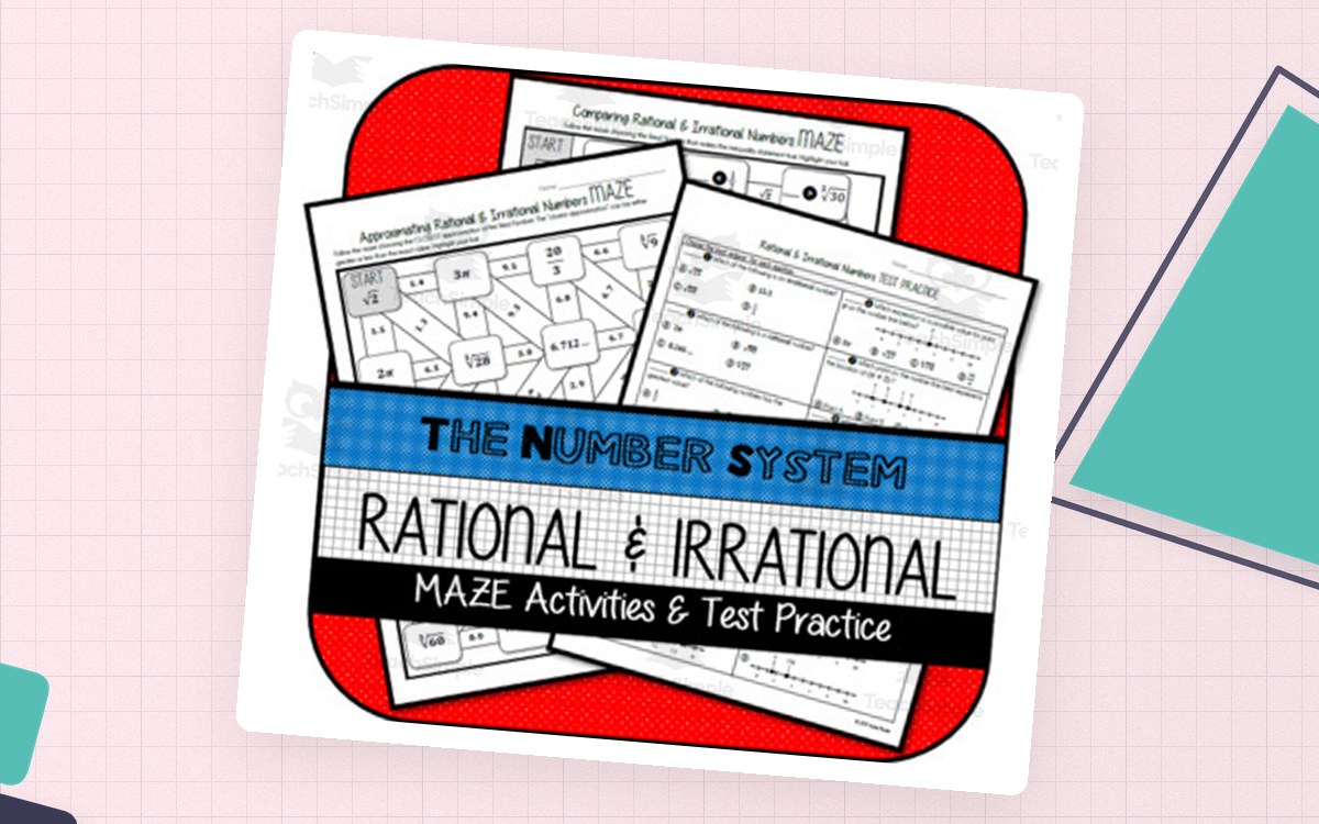 Rational & Irrational Numbers MAZE Activities & Test Practice preview